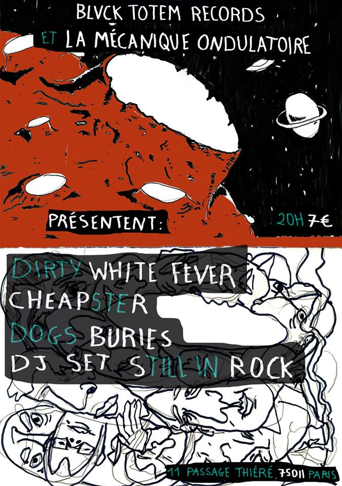 BLACK TOTEM // DIRTY WHITE FEVER + CHEAPSTER + DOGS BURIES + DJ SET STILL IN ROCK 